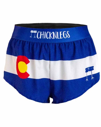 ChicknLegs Colorado Flag running shorts