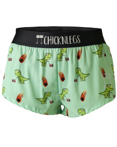 ChicknLegs Dino-sore running shorts