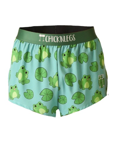 ChicknLegs Fartlek Froggies running shorts