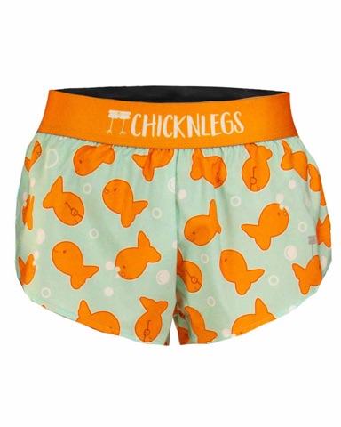 ChicknLegs Goldfish running shorts