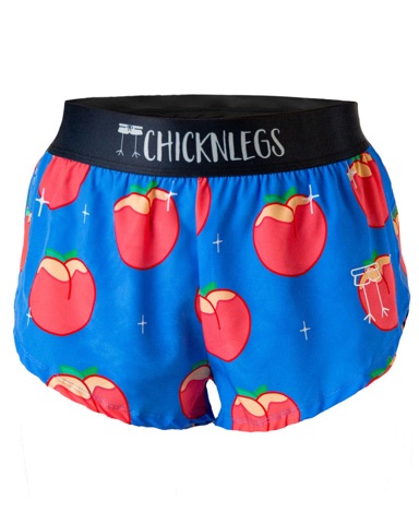 ChicknLegs Juicy Peaches running shorts