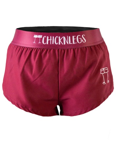 ChicknLegs Maroon running shorts