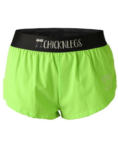 ChicknLegs Neon Green running shorts