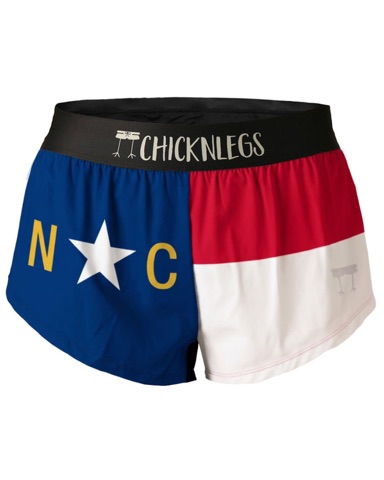 ChicknLegs North Carolina Flag running shorts