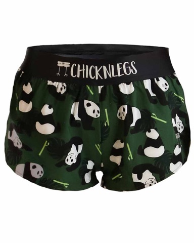 ChicknLegs Pandas running shorts