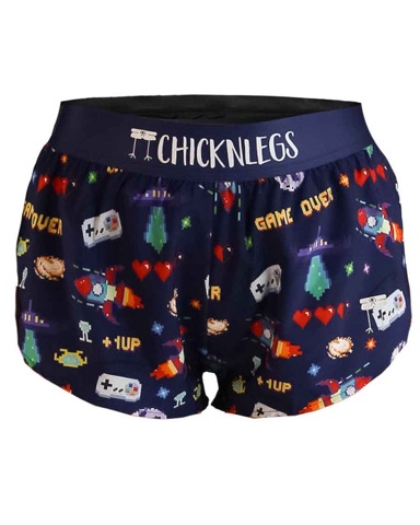 ChicknLegs Pixel Invasion running shorts