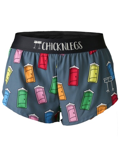 ChicknLegs Porta Potty running shorts