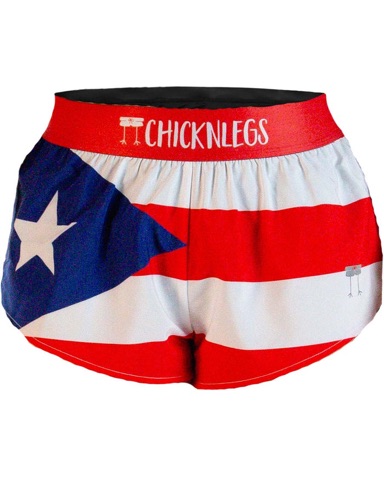 ChicknLegs Puerto Rico Flag running shorts
