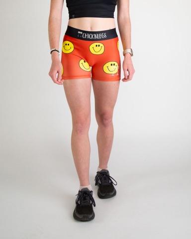 ChicknLegs Smiley running shorts