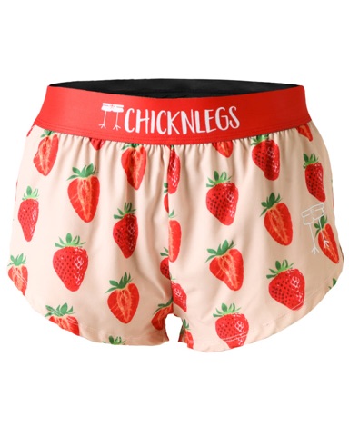 ChicknLegs Strawberry Szn running shorts