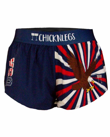 ChicknLegs USA Eagle running shorts