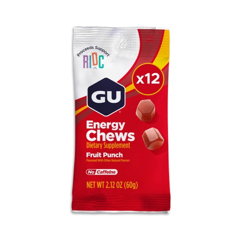 GU Energy Chews Fruit Punch