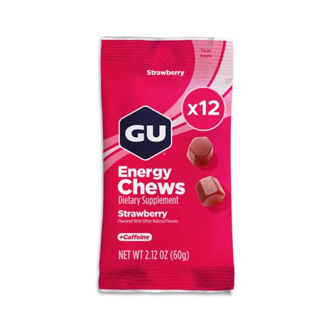 GU Energy Chews Strawberry