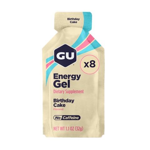 GU Energy Gel Birthday Cake