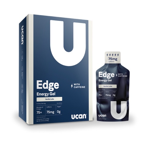 UCAN Edge Energy Gel + Caffeine Vanilla Latte