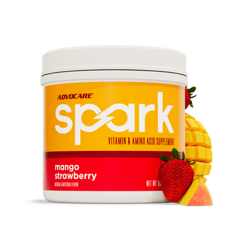 AdvoCare Spark Mango Strawberry canister